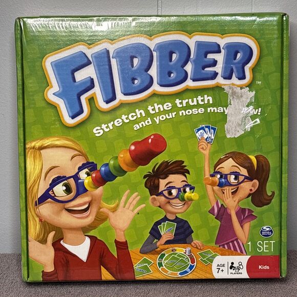 Fibber Stretch The Truth Board Game, New, Sealed Box , Age 7+, 3-4 Players READ - Picture 1 of 8